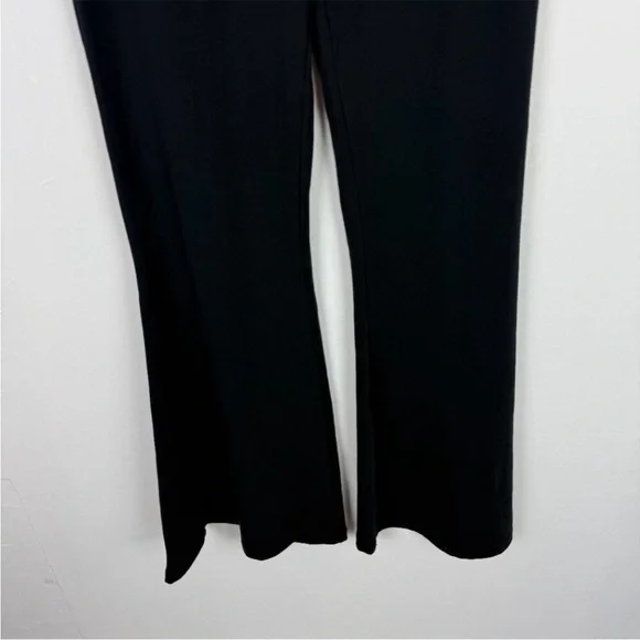 Aerie Offline OG Super Flare Foldover Hi-Rise Leggings Black Size Large L - Picture 4 of 12